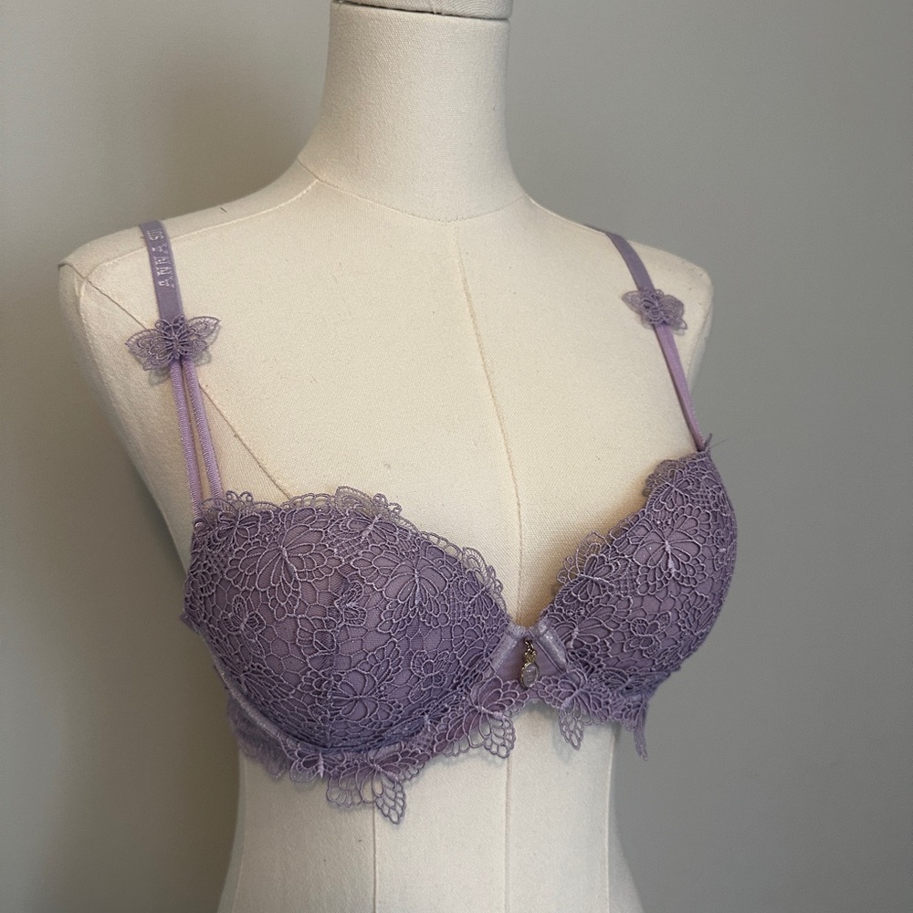 Anna Sui  Lace Lavender push-up Bra
